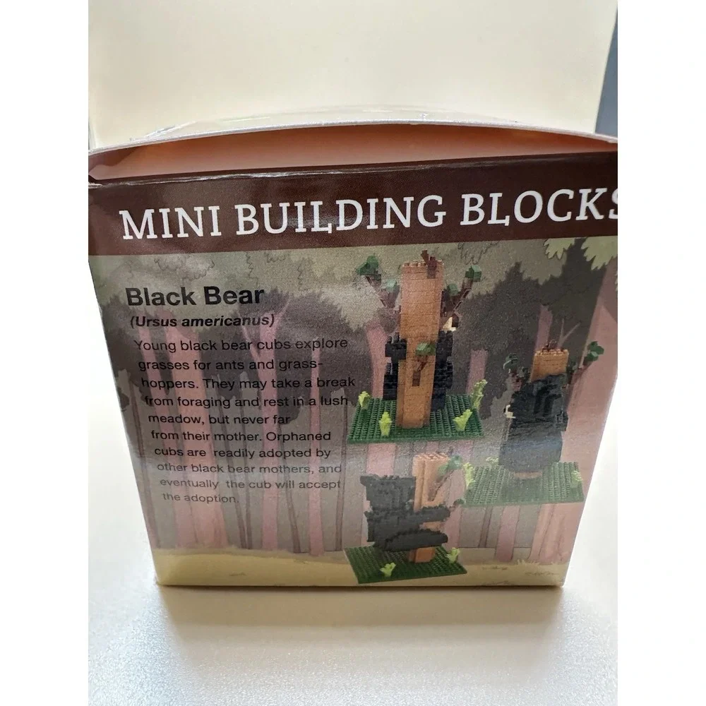 Impact‎ New Opened Black Bear Climbing Tree Mini Building Blocks 358+ Mini Piece